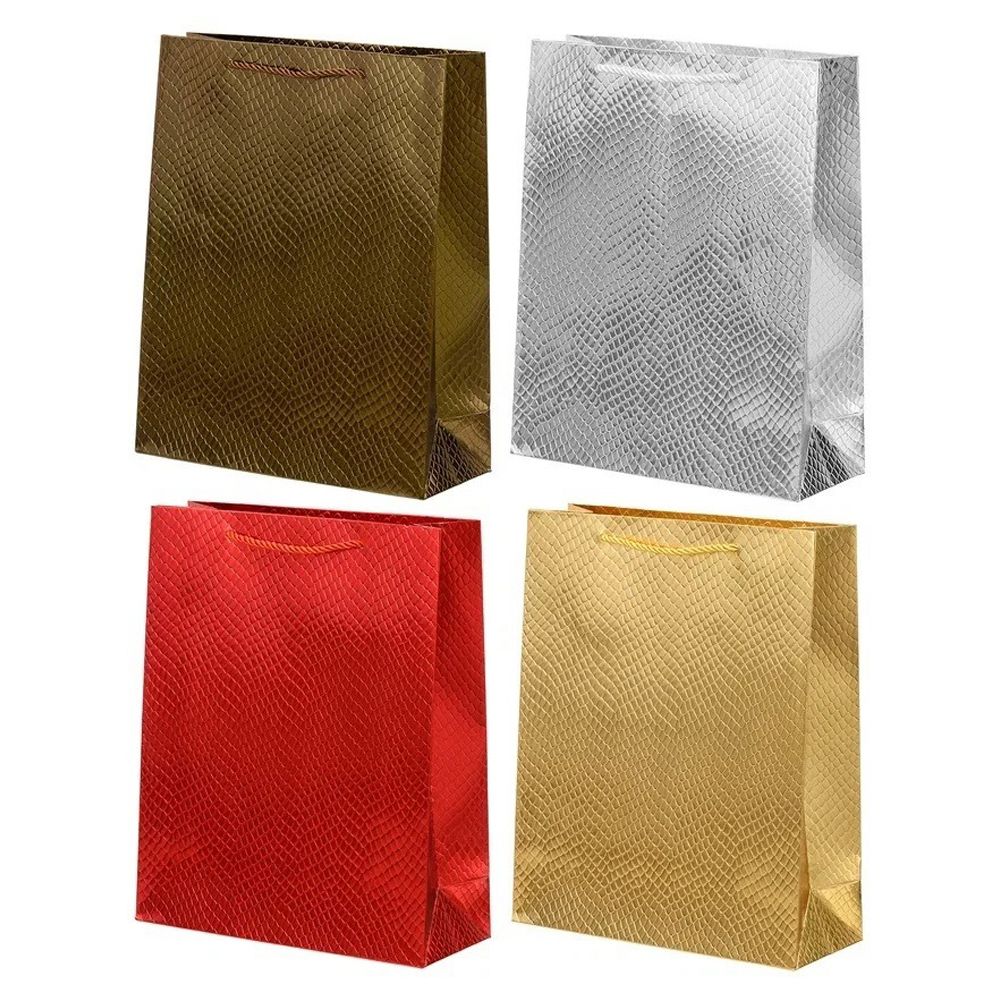 Подарочный пакет Basir, серия &quot;Голография&quot;, 19,5*8*23,5 см, ассорти