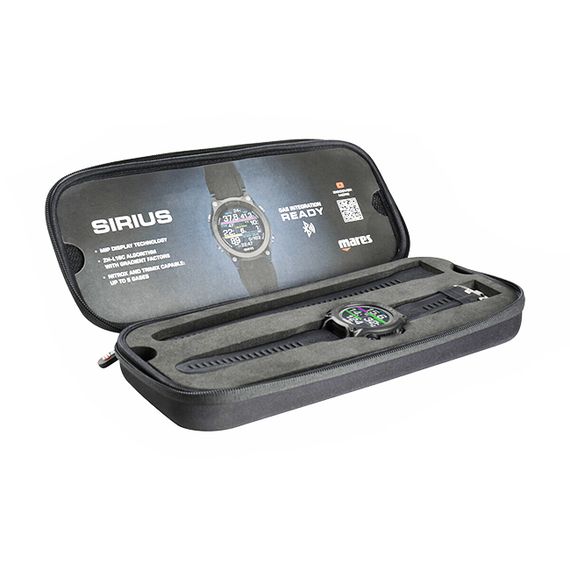 Компьютер для дайвинга Mares Sirius воздушноинтегрированный черный