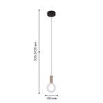 Подвесной светодиодный светильник Favourite Kula 4378-1P