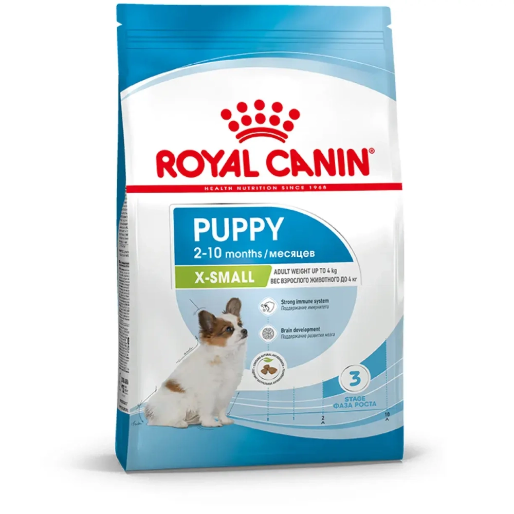 Корм Royal Canin X-Small Puppy для щенков до 10 месяцев 0.5кг