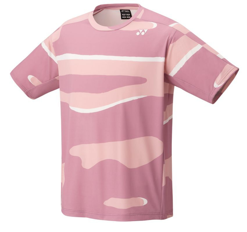 Мужская теннисная футболка Yonex Practice - pearl rose
