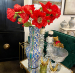 Ваза сине-зелёная 85 см