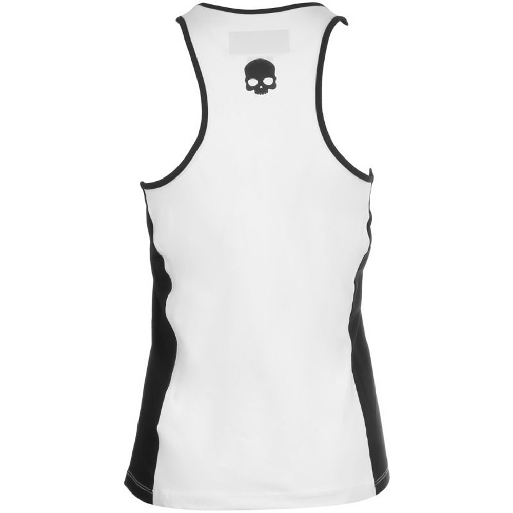 Женский топ теннисный Hydrogen Tech Thunderbolt Tank Top - white/black