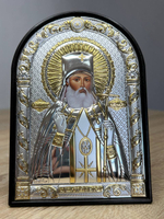 Лука, икона арочная, пластик 96х138