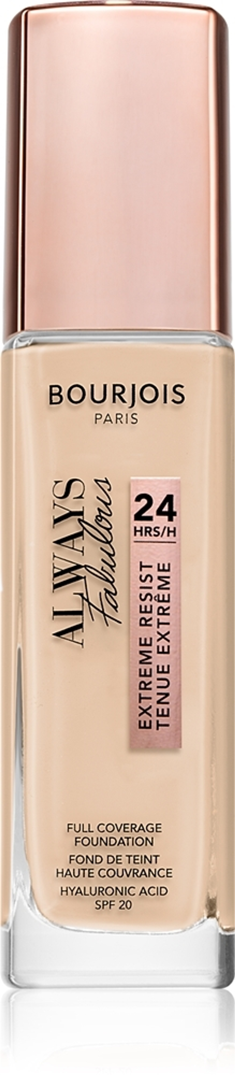 Bourjois Always Fabulous - Долговечная тональная основа SPF 20, 30 ml