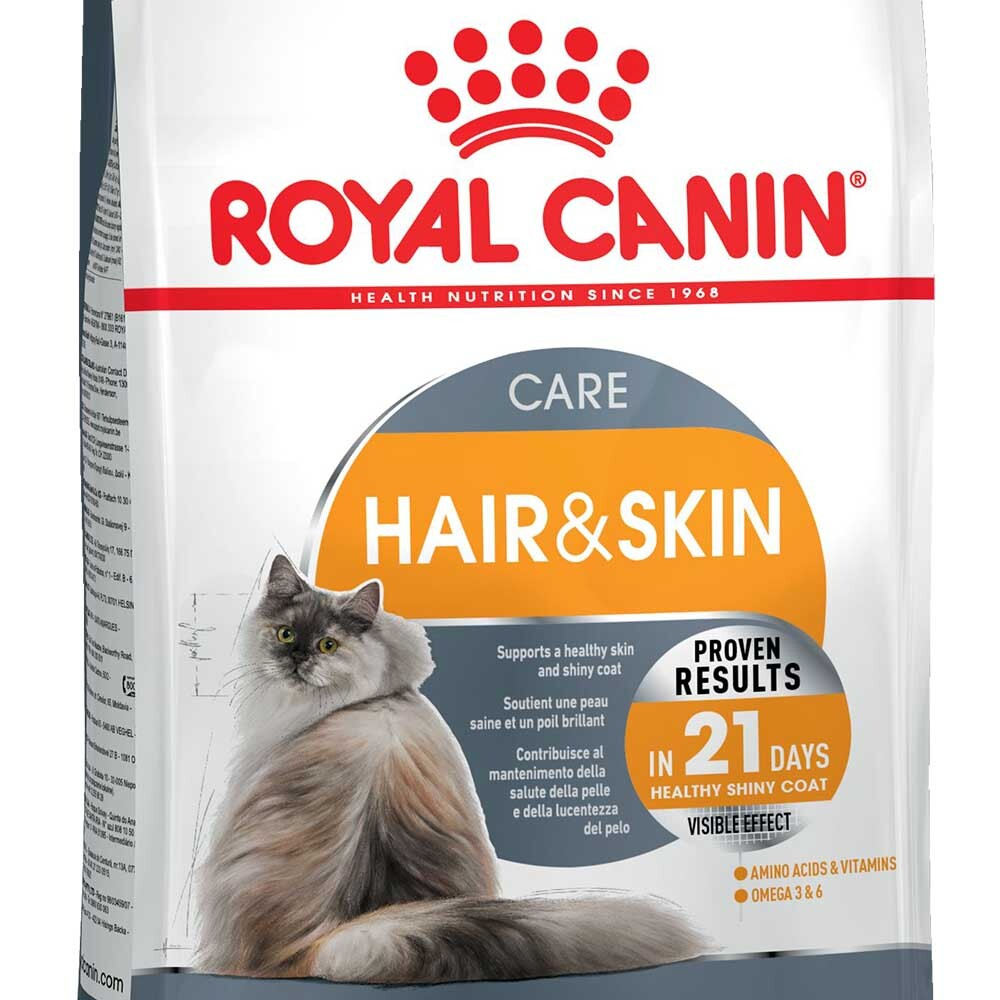 Royal Canin корм для кошек для здоровой кожи и шерсти с курицей (Hair&Skin Care)