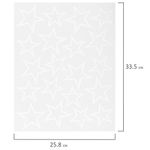 Украшение для окон и стекла ЗОЛОТАЯ СКАЗКА "Звезды 1", 25,8х33,5 см, ПВХ, 591255