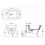 Биде подвесное ARTCERAM Jazz JZB001 05 00 bi matt*1 белое