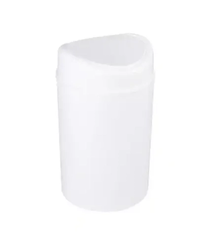 Контейнер для мусора Breeze 1,6л (белый) 11,2*11,2*20см