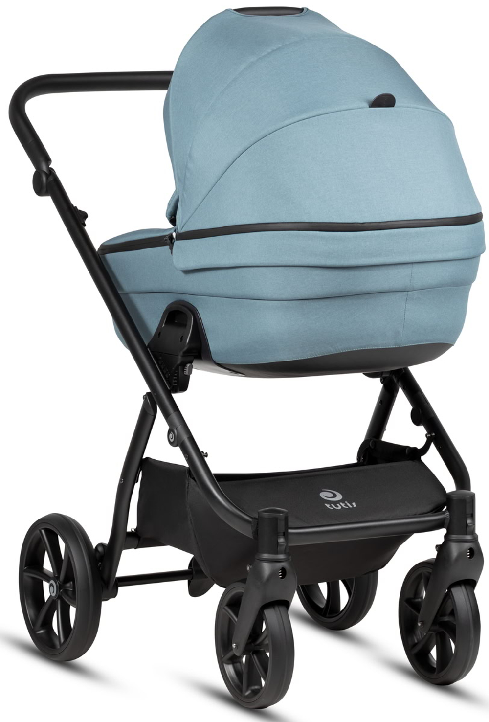 Детская коляска Tutis Uno 6 Plus Essential collection 4 в 1 с автокреслом Beno Black и базой 1602143 Menta