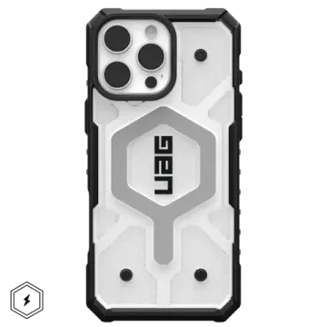 UAG Pathfinder Clear with MagSafe Series Case for Apple iPhone 16 Pro Max Ice/Silver (Прозрачный)
