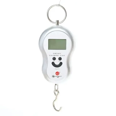 Весы электронные безмен «Смайлик» до 40 кг YJ-601, 17,5*10*3 см