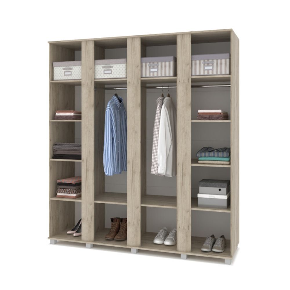 Шкаф четырехстворчатый "Пандора" П43 (4 зеркала), ЛДСП, Модериум, г. Ижевск