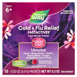 Nature's Way, Umcka®, средство от простуды и гриппа Fastactives®, для детей от 6 лет, ягоды, 10 пакетиков по 0,9 г (0,03 унции)