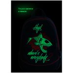 Рюкзак Berlingo b-Active "Angry fish" 41*30*17 см, 2 отделения, 4 кармана, эргономичная спинка