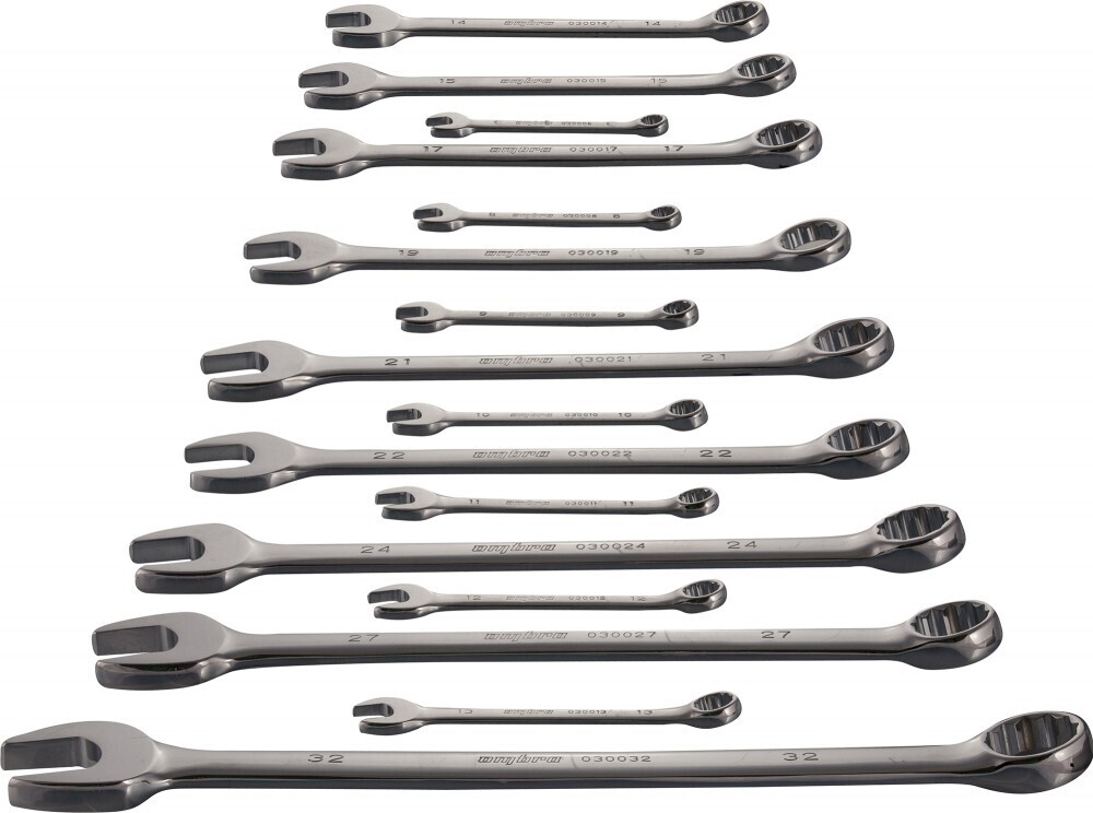 OMT16S Набор ключей гаечных комбинированных в сумке, 8-32 мм, 16 предметов