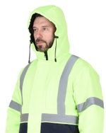 Костюм куртка, п/к синий с неоном тк.Гретта