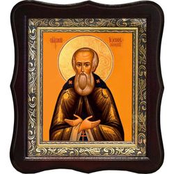 Иосиф Волоцкий Волоколамский преподобный. Икона на холсте.