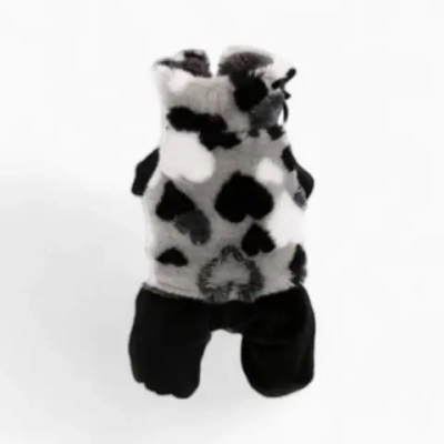 Комбинезон меховой «Сердце»