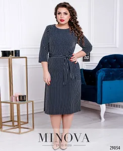 Платье 1126б-синий Minova