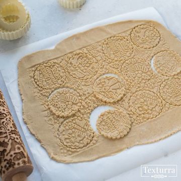 Скалка с узором С Новым годом