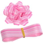 Набор для декорирования «Стиль» бант 6см, лента 2см (3м), Розовый