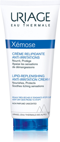 Uriage Xemose Lipid-Replenishing Anti-Irritation Cream - увлажняющий и успокаивающий дополнительный крем для сухой и атопичной кожи /   200  ml  / GTIN 3661434004841