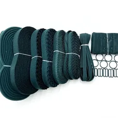 Набор фурнитуры PLUS для пошива нижнего белья (изумруд)