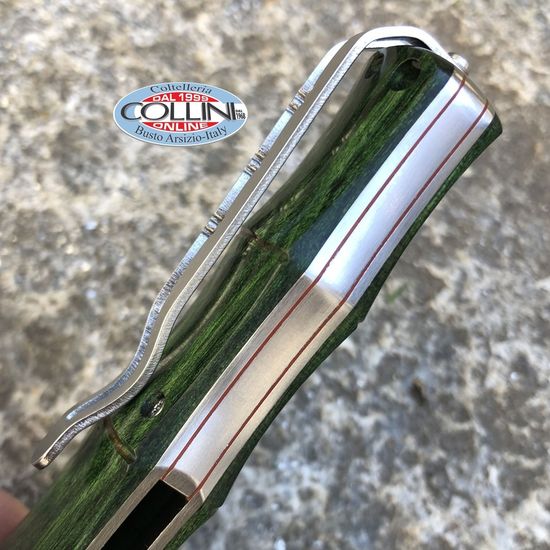 Складной нож Mcusta Shinra Maxima Shinari c клинком из стали SPG2 San Mai, рукоять дерево