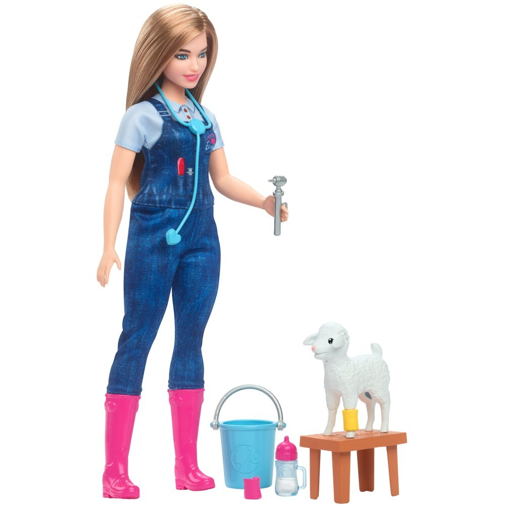 Barbie - Кукла Барби ветеринарная ферма + аксессуары HRG42 / артикул   HRG41 HRG42  / GTIN 194735175956