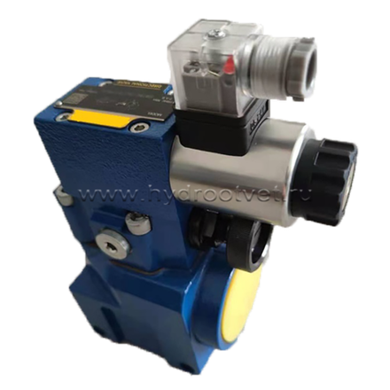 DBW30AG2-5X/315CW220-50N9K4 - Предохранительный клапан Ду32 с давлением настройки до 315 бар, управление - X и Y - внутренние с разгрузкой A = закрыт с электроуправлением W220