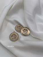 Подвеска Шан. золотистая в стразах