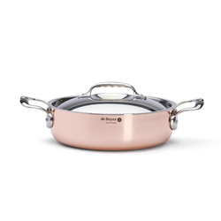 Кастрюля с крышкой низкая de Buyer Prima Matera (24 см)