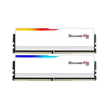 Оперативная память G.SKILL RIPJAWS M5 RGB 32GB 6000МГц DDR5 CL30 DIMM (Kit of 2x16GB) 1.35V XMP 3.0, White