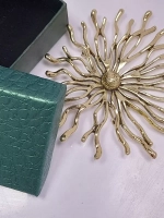 Брошь Абстракция-солнце