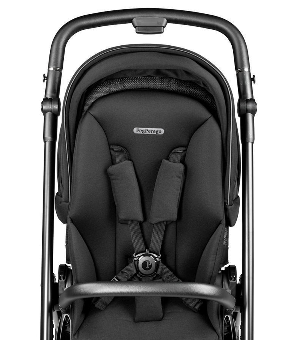 Коляска Peg Perego Veloce New Belvedere 2 в 1 True Black