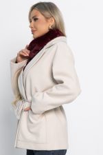 Пальто-пиджак (бежевый) Б15086-7М LT Collection