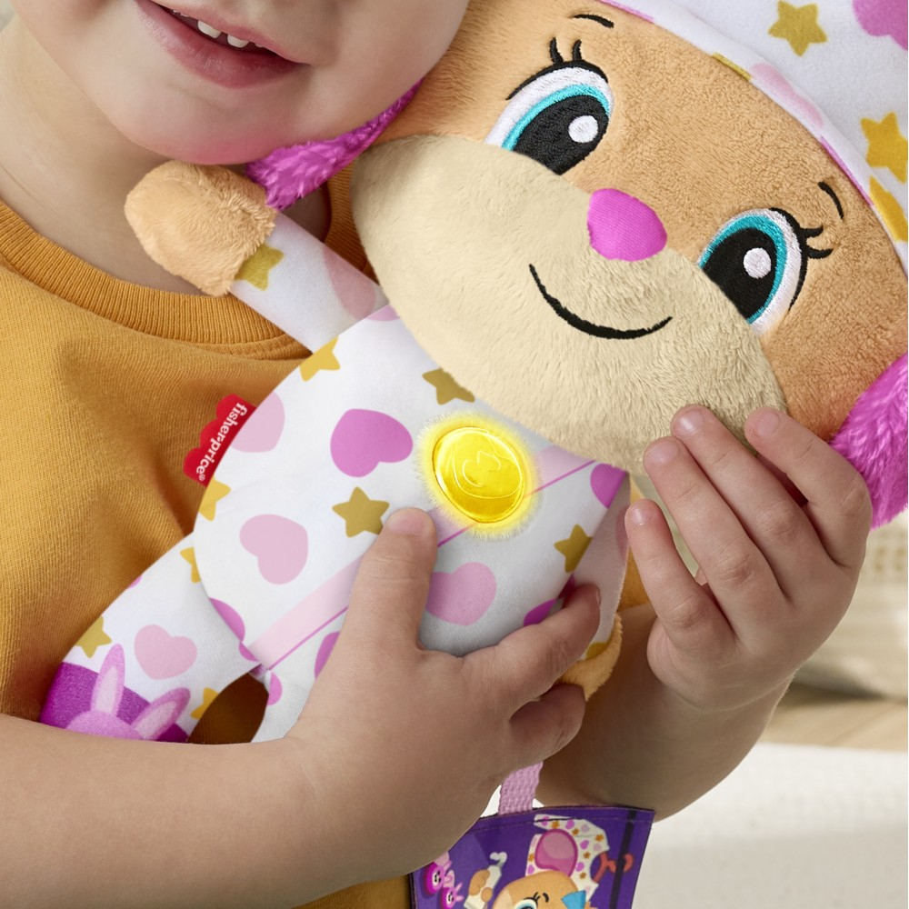 Fisher Price JMM44 — Музыкальная мягкая игрушка Fisher-Price сестрёнка щенка обнимашка — фото 5