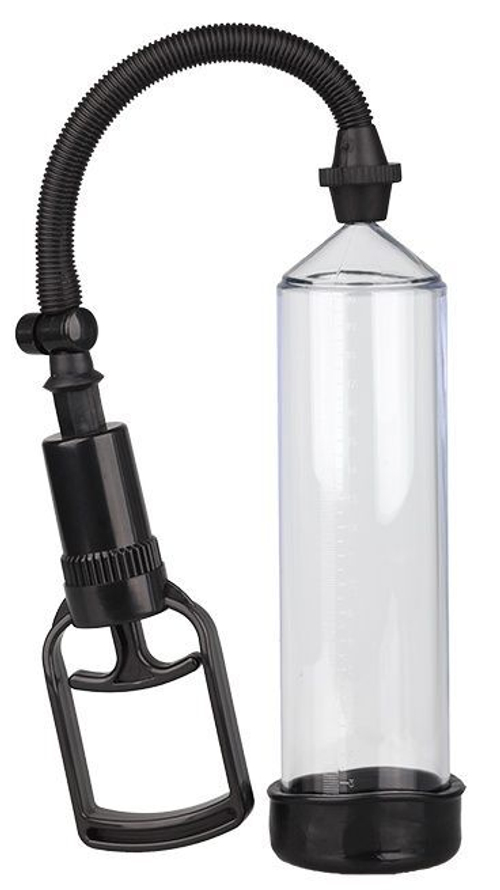 Вакуумная помпа Dream Toys MenzStuff Trigger Handle, прозрачная, 22 см