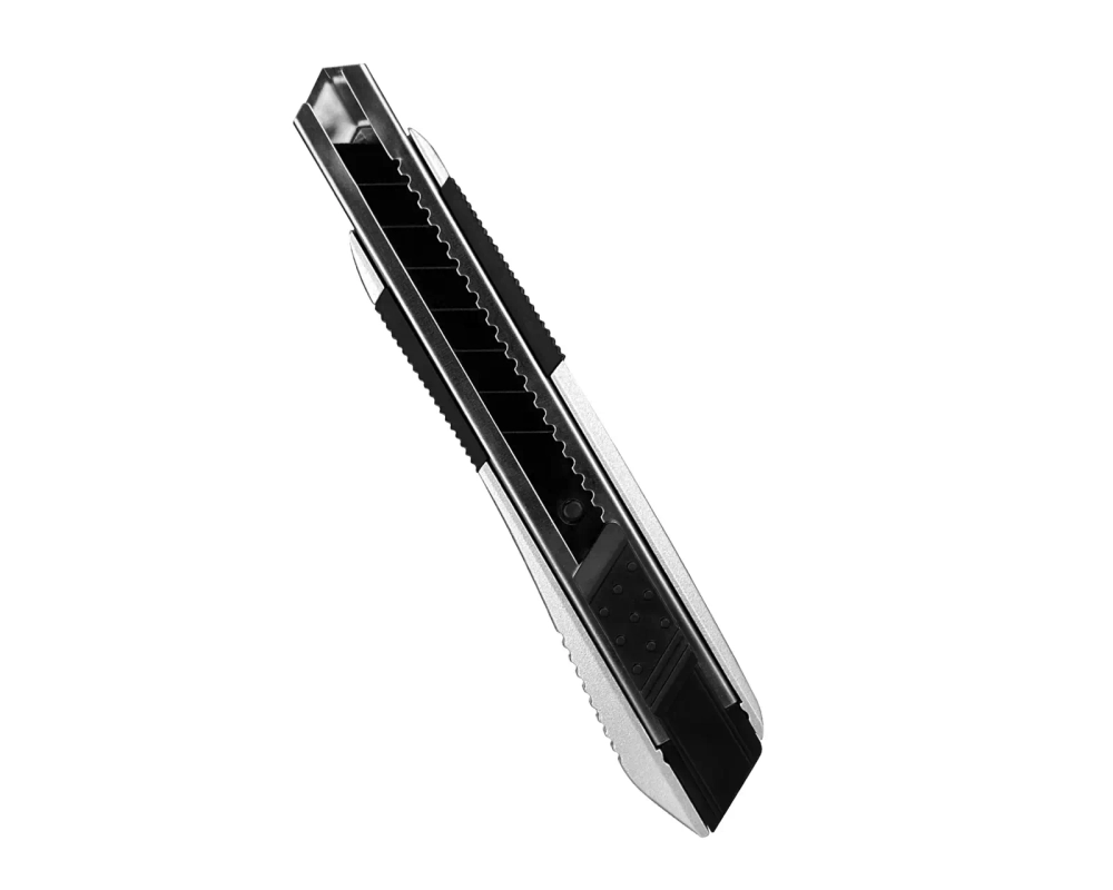 НОЖ VERTEXTOOLS PROFI 18 мм, АВТОБЛОК, AL-КОРПУС, TPR, ЛЕЗВИЕ SK5