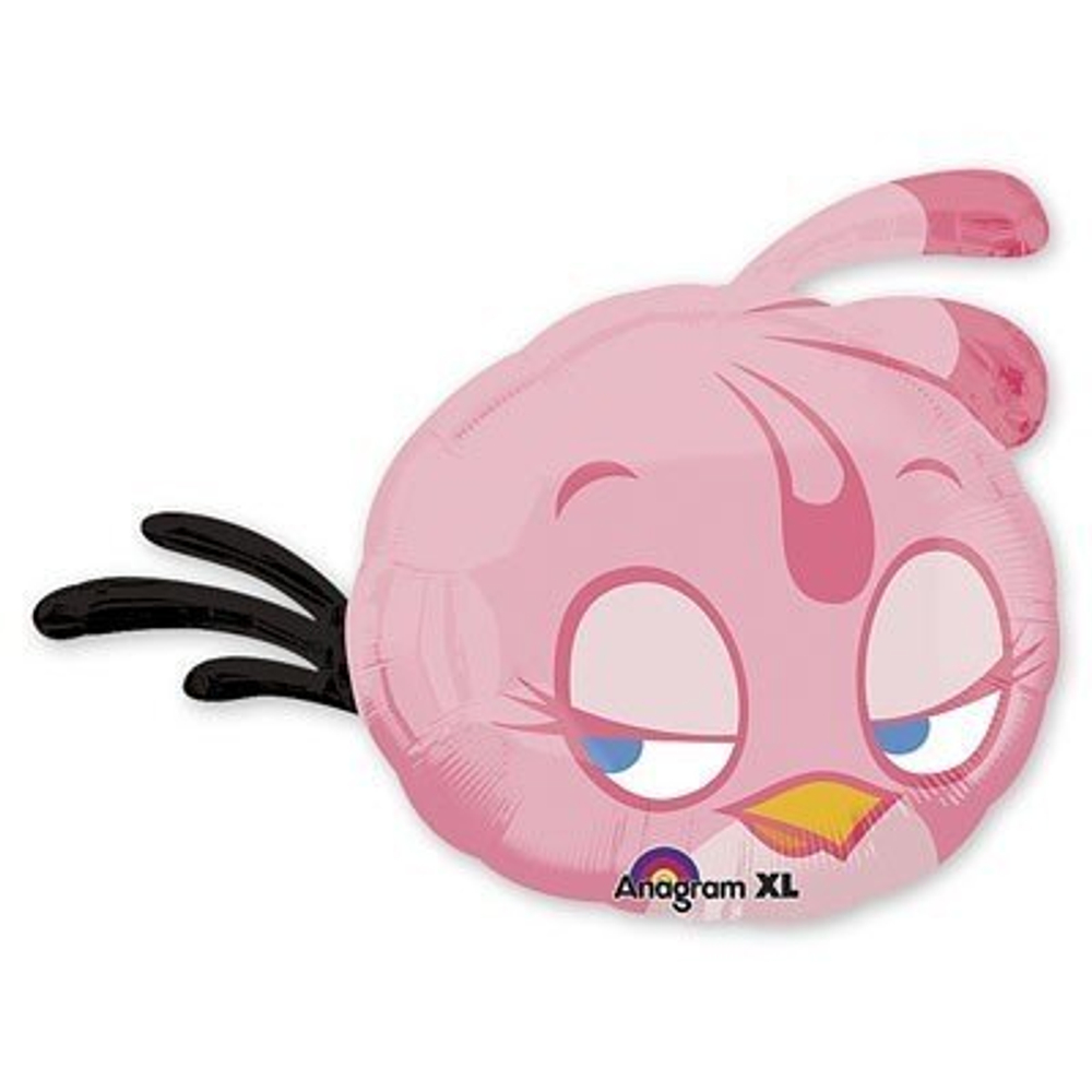 А Шар фигура Angry Birds Розовая Птица 60 см (надутый гелием)