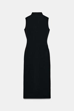 ZARA ПЛАТЬЕ С ОТКРЫТОЙ СПИНОЙ, ЧЕРНЫЙ