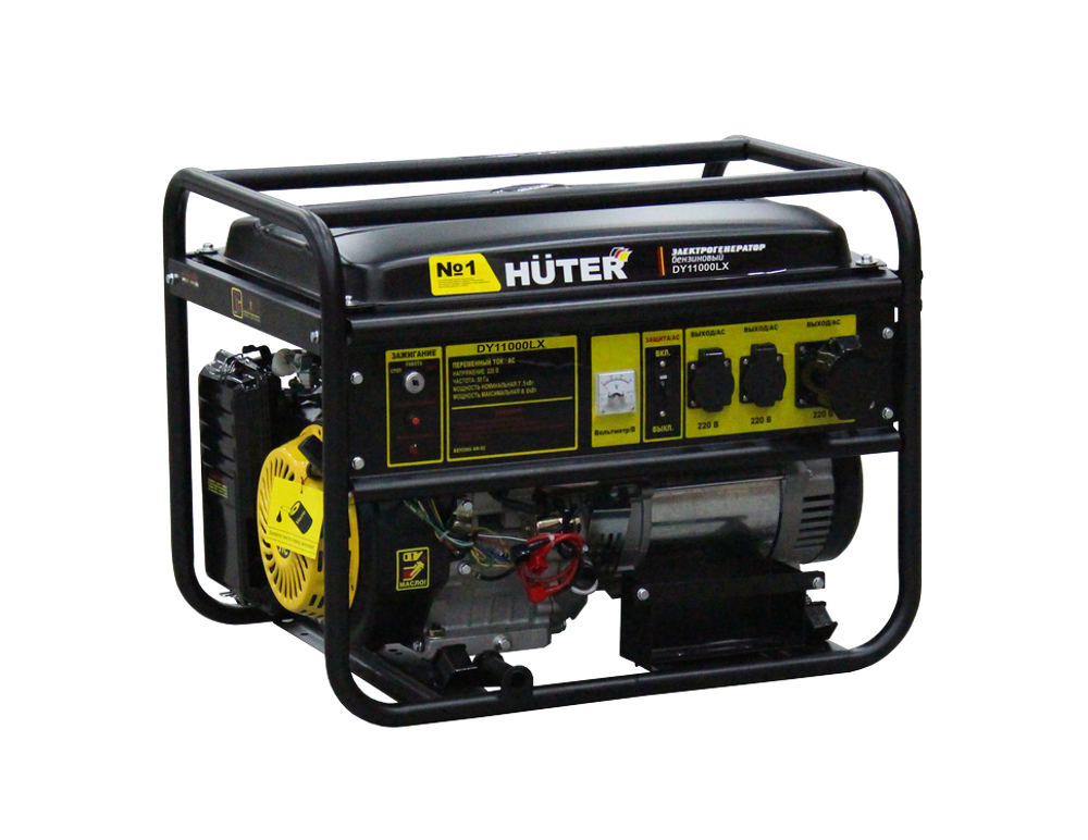 Бензиновый генератор (9 кВт) Huter DY11000LX