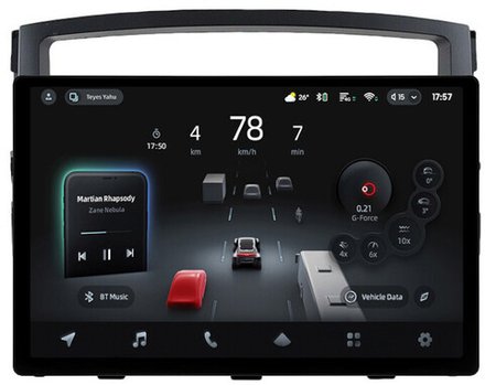 Магнитола Mitsubishi Pajero 4 2006-2022 - Teyes CC4-PRO монитор 13" 2K QLED на Android 13, Snapdragon 778G, 8+128, AI, CarPlay, DSP, 4G SIM-слот
