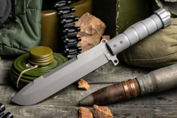 Нож выживания Survivalist X D2 TacWash Grey