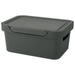 ЯЩИК С КРЫШКОЙ УНИВЕРСАЛЬНЫЙ LUXE, 270х120 ММ, 4,6Л (Серый)