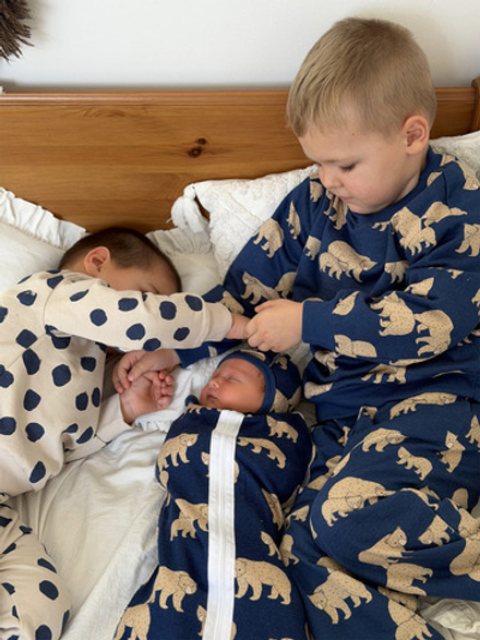 Утеплённый комплект Mjölk Бурые мишки