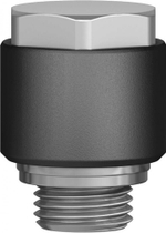 QSLV-G1/4-10 Угловой штуцер с цанговым зажимом и резьбой