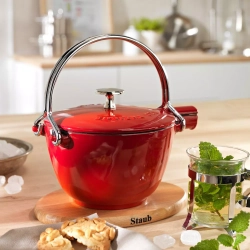 STAUB - Чайник чугунный 1,15л базилик-зеленый / артикул   40509-423-0  / GTIN 3272346500859