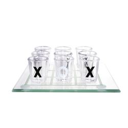 GAEM Игра настольная (питейная) "Крестики-нолики", L15 W4 H15 см